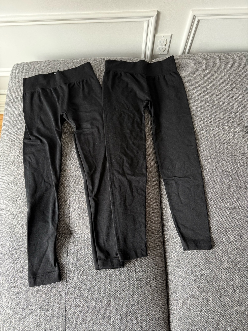 Women black leggings ankle lengths bundle